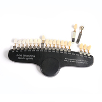 Guía Profesional de Blanqueamiento Dental R20, 20 Tonos, Tabla de Combinación de Colores Dentales con Espejo, Suministros para Blanqueamiento Dental