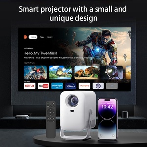 Proyector Wifi Android 13 Smart TV Digital para Cine en Casa, 4K, Giratorio, 3D, para Videojuegos y Reuniones, con Enfoque Automático - Product Image 2