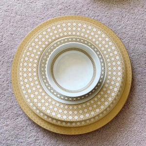 Service de table en porcelaine et assiettes en porcelaine, or européen, 33 pièces, best-seller - Product Image 5