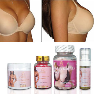 Meilleure Vente du Meilleur Complément Naturel pour la Croissance de la Poitrine chez la Femme, Ensemble de Gélules, Gummies, Crème et Sérum pour Améliorer le Galbe Mammaire - Product Image 4