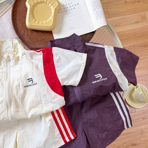 Conjuntos de <span class=keywords><strong>Ropa</strong></span> para Niños, <span class=keywords><strong>Ropa</strong></span> para Niños y Niñas, Chaqueta de Manga Larga con Protección Solar + Pantalones, Traje de 2 Piezas para Niños, Conjunto de Verano para Bebés - Product Image 4