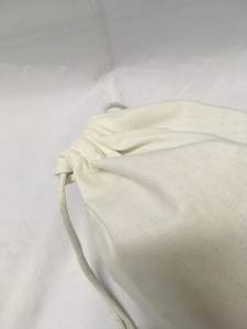 Letter Pattern and Stylish Shopping Solution Canvas Dust <b>Bag</b> Custom Logo Drawstring Eco-Friendly <b>Black</b> Cotton Linen <b>Bags</b> - Product Image 4