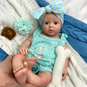Muñecas Bebé Reborn Realistas de 17 Pulgadas, Cuerpo Completo de Silicona Suave, Muñeca Bebé Recién Nacido Realista, Hecha a Mano, Regalo para Niños - Product Image 2