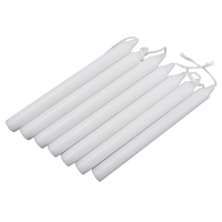 Bougies d'église artisanales en cire de paraffine parfumée, avec protège-gouttes, longue durée de combustion, pour éclairage et décoration intérieure, emballées en boîtes de Noël
