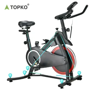 TOPKO Cheap Commercial Home Use Fitness Motorized Electric Spinning Bike Sports Professional Spinning Bike