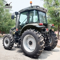 Nuevo Modelo de Tractor Agrícola LAWNIO con Salidas Hidráulicas Dobles, Operación Estable en Campo para Transporte Rural, Tractor de Ruedas