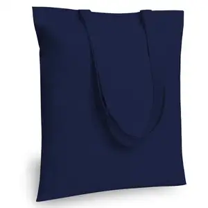 Sacchetti di vino blu navy di alta qualità all'ingrosso della fabbrica sacchetti di cotone che imballano borse di totalizzatore oversize