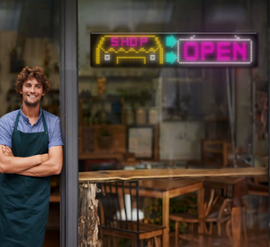 แผงไฟ LED แบบพกพาปรับแต่งได้ 20x64 จุด 5V ดิจิตอลเมทริกซ์ กันน้ำ สำหรับ<span class=keywords><strong>ใช้</strong></span>งานกลางแจ้ง ป้ายรถยนต์ โปรแกรมได้ แสดงผลแบบเลื่อน - Product Image 5