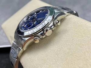 Reloj Mecánico de Lujo de Super Calidad, Resistente al Agua, 40 mm, CFactory, Acero 904L, Movimiento 4130, Azul Di - Product Image 5