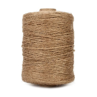 Cordon en jute torsadé 3 plis de haute qualité, 250g, 165m, 100% jute recyclée, écologique, antibactérien, 2mm-16mm, pour couture à la main