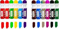 Ensemble de marqueurs de bingo lavables 12 couleurs pour enfants Dot Daubers pour dessiner et colorier