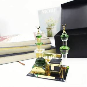 Decoración de Cristal para Fiesta de Eid al-Fitr y Ramadán 2025, Regalo Musulmán para el Hogar con Diseño de Mezquita - Product Image 3