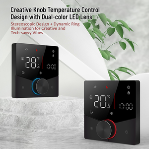 Contrôleur de température intelligent Wifi Tuya, 220V, programmable, pour chaudière à <span class=keywords><strong>gaz</strong></span> et eau chaude, écran tactile, compatible Alexa - Product Image 2