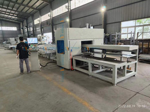 Đa chức năng <span class=keywords><strong>PVC</strong></span> uPVC cửa sổ và cửa máy làm 45 ° <span class=keywords><strong>PVC</strong></span> hồ sơ CNC cắt trung tâm trên bán - Product Image 3