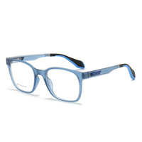 Monture de lunettes optiques carrées unisexe en TR90, bleu mat, légère, pour verres de prescription, style sport