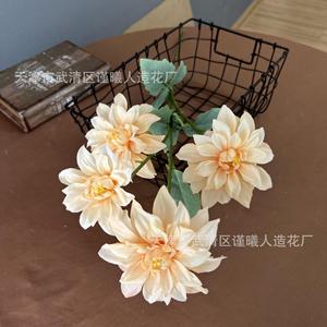 ดอกดาเลียประดิษฐ์ Jinxi ขนาด 70 ซม. ทำจากผ้าไหม สำหรับตกแต่งงานแต่งงานและบ้าน - Product Image 2