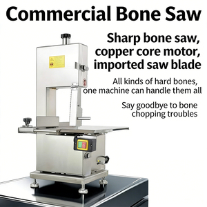 Scie à os commerciale pour boucher <span class=keywords><strong>de</strong></span> supermarché, moteur en cuivre 0,75 kW, hauteur <span class=keywords><strong>de</strong></span> coupe 210 mm - Product Image 3