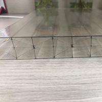 Feuille de structure murale en polycarbonate multiwall X, 30mm, avec fente pour panneau mural