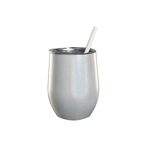 <span class=keywords><strong>Tazas</strong></span> de vino con pintura brillante aislada de acero inoxidable, 12 Oz - Product Image 2