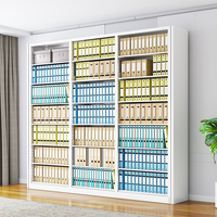Bibliothèque extensible moderne en métal/bois personnalisée pour le salon, la bibliothèque et les étagères d'exposition de vente au détail