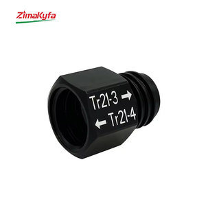 Adaptateur de conversion de gaz CO2 noir pour Sodastram Tr21-4 femelle vers Tr21-3 mâle, sortie réservoir Quooker Cube, OEM personnalisable, pour soda - Product Image 4
