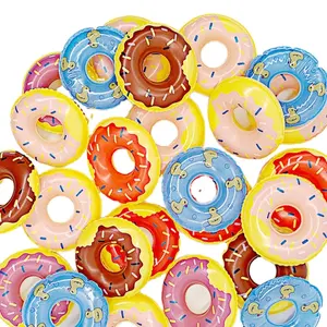 Оптовая продажа, разнообразные надувные детские игрушки для игры в воду, душ, пончики, маленькие кольца для плавания