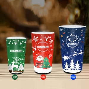 Vaso de Plástico para Fiestas de 12oz, PP, Color Personalizado, para Eventos, Bebidas, con Logotipo Personalizado, Venta al Por Mayor - Product Image 2