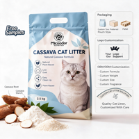 Fournisseur OEM : Échantillon Gratuit de Litière pour Chat en Cassava et Litière pour Chat en Tofu en Gros pour les Acheteurs