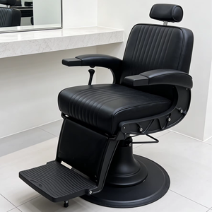 DM Luxury Barber Chairs Hydraulic Styling Barber Chairs Salon Furniture Modern For Hair Salon Shop - Product Image 2