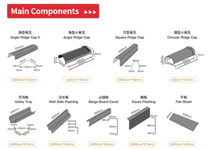 Tuile de <span class=keywords><strong>toiture</strong></span> métallique moderne <span class=keywords><strong>en</strong></span> pierre colorée, résistante à la corrosion et à la chaleur - <span class=keywords><strong>Toiture</strong></span> durable et imperméable pour appartements et parcs - Product Image 5