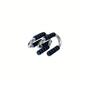 Soporte para Abdominales y Flexiones en Forma de S, Electrochapado en Azul - Product Image 1