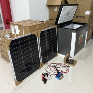 Z 289L Large-capacity Solar Refrigerator with Solar Panels and Batteries Deep <b>Freezer</b> for Household & Hotel Use Energy-Saving - Product Image 5