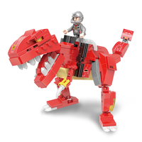 COGO 3 en 1 Educativo, 262 Piezas, Camión Robot Dinosaurio Transformable, Bloques de Construcción, Juguetes para Niños