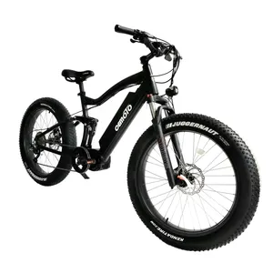 26 Inch Electric Bike for Adults 750W BAFANG Fat Tire E-Bike 48V 17.5Ah Battery Mountain Ebike Shimano 8 Speed Snow Ebike