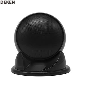 DEKEN SLIM3 <span class=keywords><strong>WH</strong></span>/BK Installation murale au plafond Mini haut-parleur sphérique pour système de cinéma maison - Product Image 3