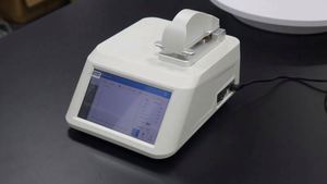 나노 DNA RNA 180-910nm <span class=keywords><strong>UV</strong></span> <span class=keywords><strong>VIS</strong></span> 분광계, 나노 마이크로 볼륨 드롭 분광도계 가격 - Product Image 4