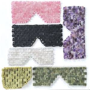 ที่ครอบตาเครื่องนวดหินธรรมชาติคริสตัลสีขาวหยกทำมือแบบเย็น - Product Image 3