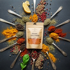 บรรจุภัณฑ์อาหารพิมพ์ลายตามสั่ง ขายดีจากโรงงาน ผลิตภัณฑ์เกรดอาหาร ถุงซิปล็อคแบบตั้งได้ สำหรับบรรจุเครื่องเทศและแป้ง - Product Image 2