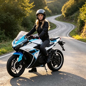Motocicleta Deportiva para Adultos, 3000W, Motor de Litio, Moto Eléctrica, 72V, Alta Velocidad 150km/h, Motocicleta Todoterreno - Product Image 2