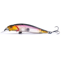 Leurre dur magnétique à transfert de poids, type Minnow suspendu, 9cm 8.4g, en plastique et métal, pour la pêche au bar en eau douce et salée