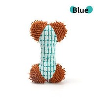 Schattig cartoon 3-kleurig polyester pluche ezel knoopvormig wasbaar bijtbestendig puppy bijtring & slaapmaatje voor katten & honden