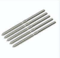 Stair Balustrades and Handrails Rod Terminal Cable Railing Invisible Hardware Swage Threaded Stud Terminal Hidden