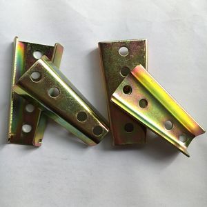 Bl Conical Buckle 90mm Zinc Plated Cold Rolled <b>Steel</b> Furniture Connector For Sofa Armrest Support - Product Image 3
