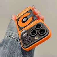 Coque de téléphone de lecteur de CD à couverture complète anti-chute avancée pour iPhone 13 14 15 12 11 Pro Max XR XS grande fenêtre galvanoplastie artisanat spécial