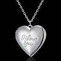 Métal Artisanat Coeur Pendentif Collier En Forme De Coeur Photo Cadre Pendentif Médaillon Pendentif Charmes Collier