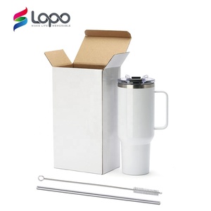 Nouveau gobelet à sublimation en acier inoxydable 40 Oz 40 Oz anti-fuite en gros avec poignée <span class=keywords><strong>amovible</strong></span> - Product Image 5