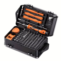 Ensemble d'outils de tournevis multifonctionnels manuels en acier au carbone 115-en-1, étui rigide, option OEM, garantie de 18 mois, utilisation domestique