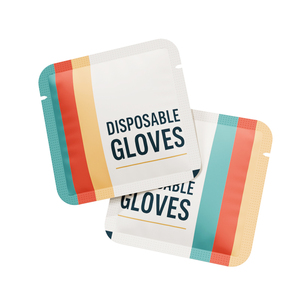 Imballaggio personalizzato guanti trasparenti monouso per negozi di frappè - Product Image 4