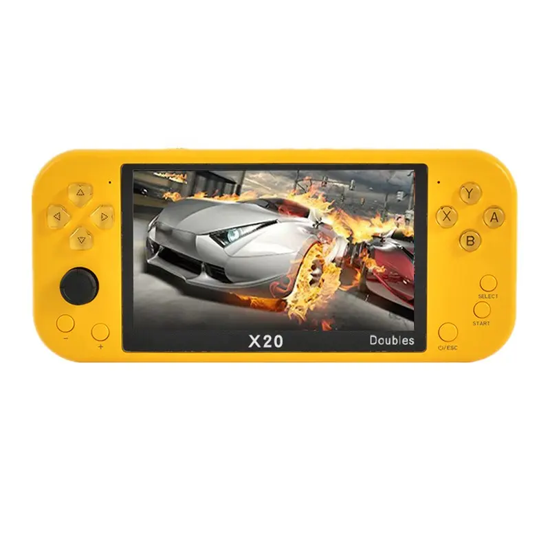 Instahot — Console de jeux vidéo portable, écran HD de 5.1 pouces, 4K, 16 bits, 32 bits, 64 bits et 128 bits, nouvelle collection