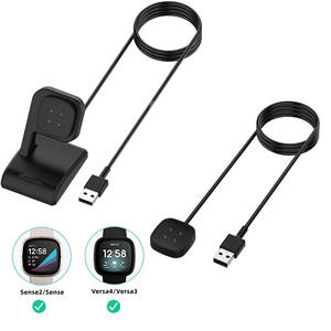 Base de Carga para Reloj Inteligente Fitbit <span class=keywords><strong>Versa</strong></span> <span class=keywords><strong>3</strong></span> 4, Base de Datos USB para Cargador de Reloj Inteligente Fitbit Sense 2 - Product Image 1